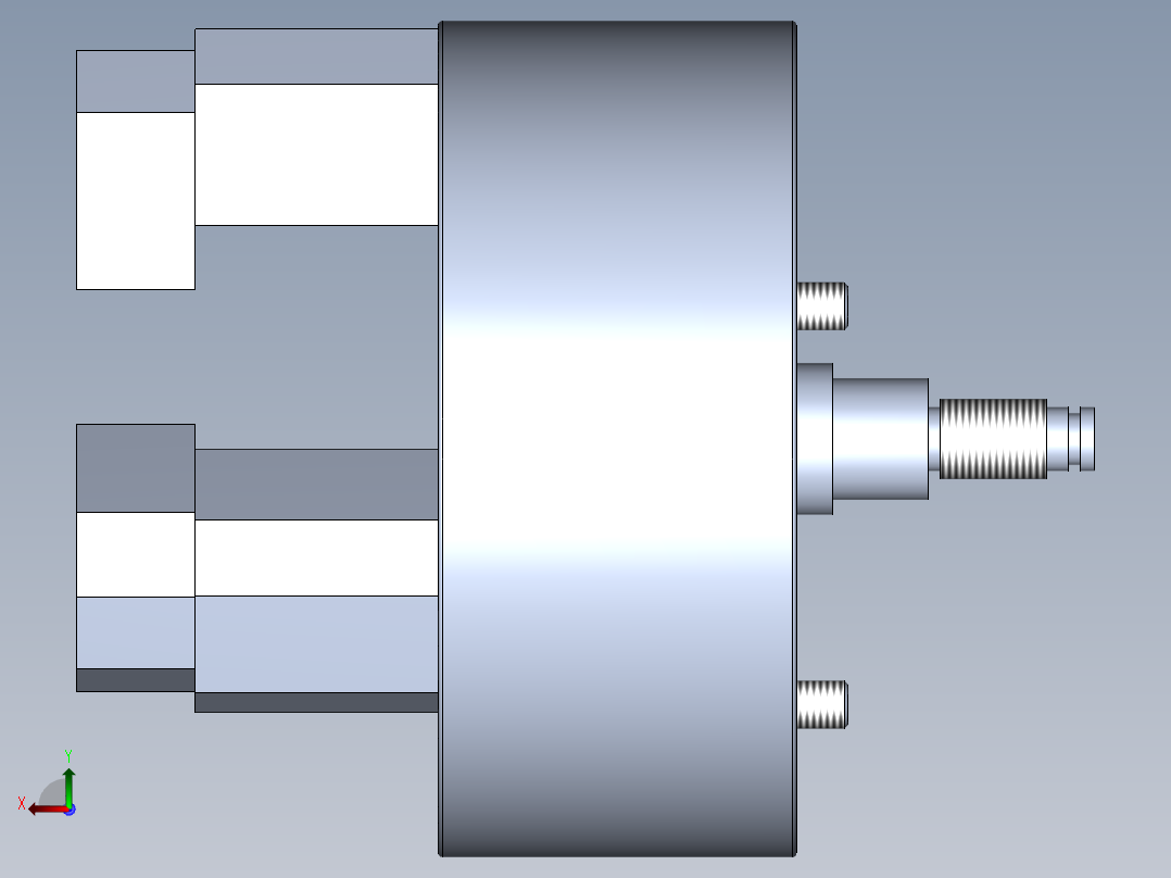 5种3J中实指形动力夹头模型596669==50后视图