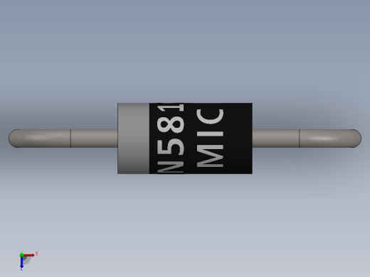 电容器 二极管 电阻器-Rectifier Diode 1N4006俯视缩略图