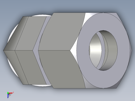 卡套式工业通用硬管接头EO_Adjustable_locknut_45_deg_elbow_VEE16ZSMCF俯视缩略图