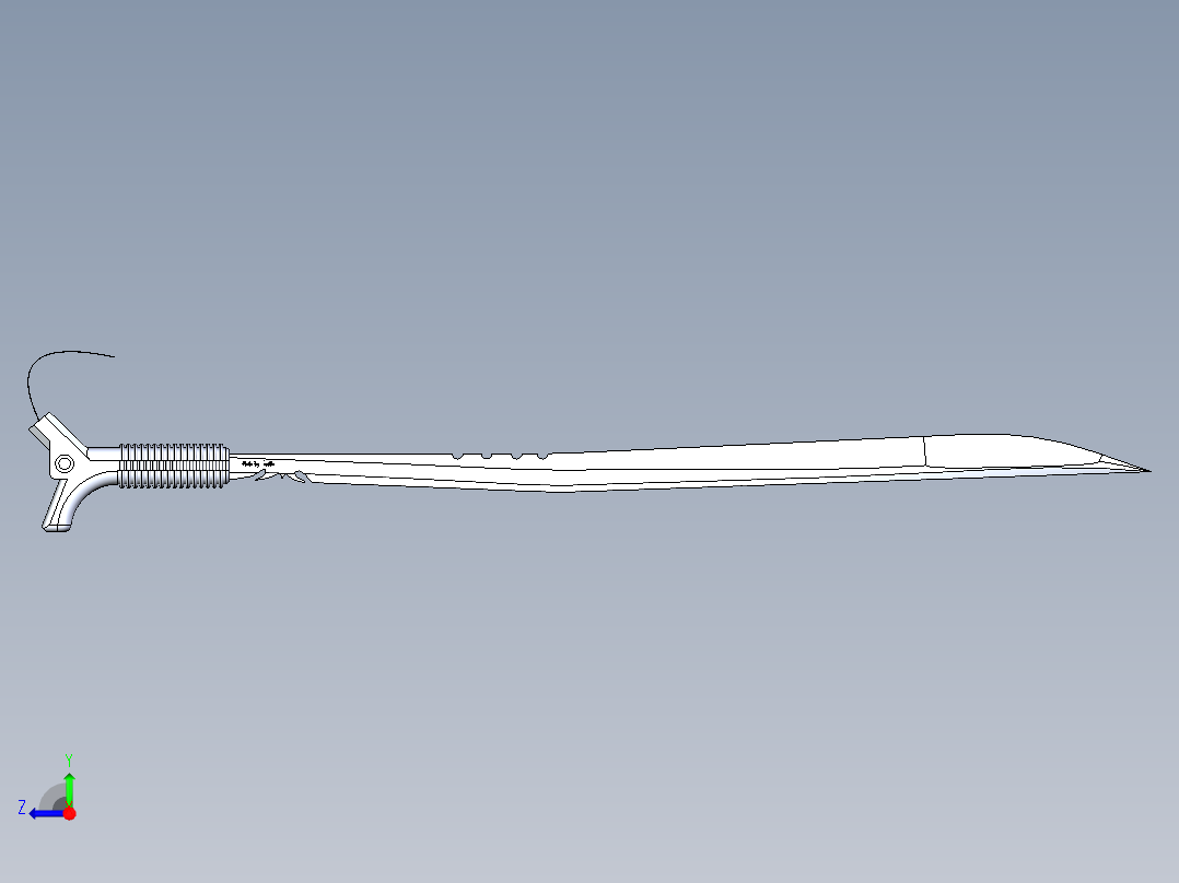 剑、宝剑(159)右视图