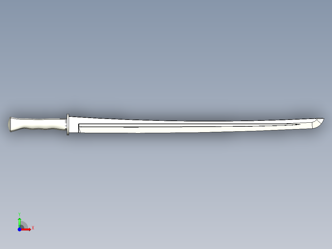 剑、宝剑(206)前视图