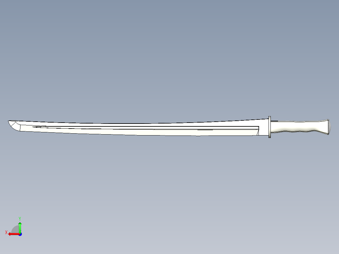 剑、宝剑(206)后视图