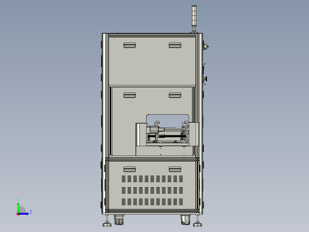 串联电路测试机step左视图