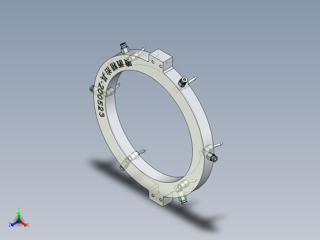 喷酒精治具-200523正等轴测图