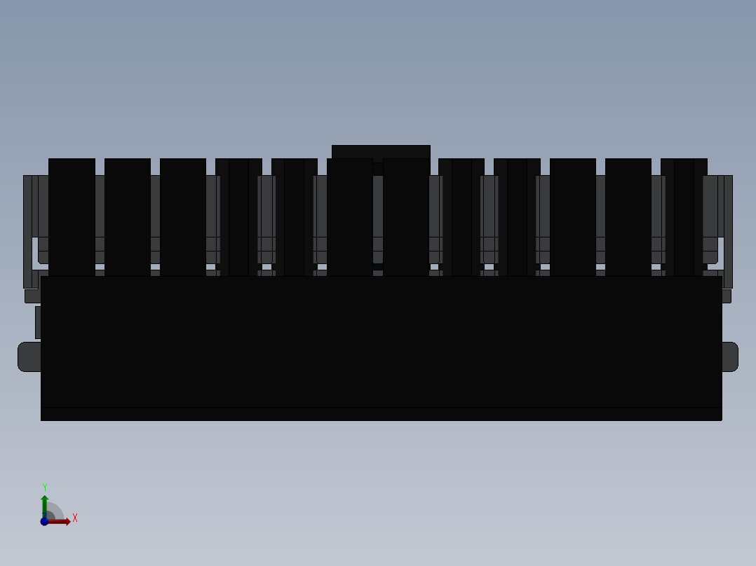 接插件(203)前视图