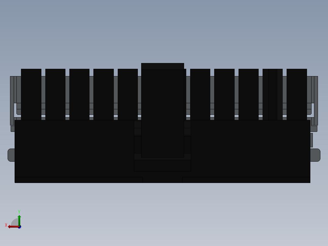 接插件(203)后视图