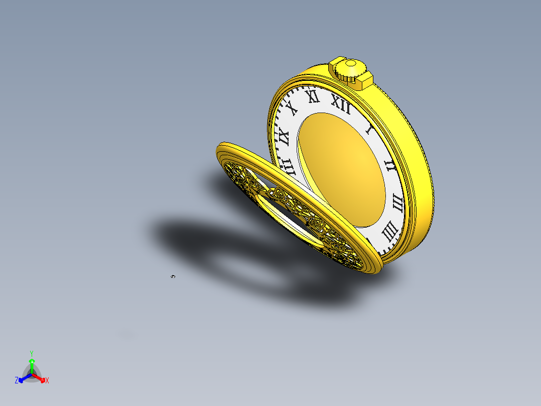 手表(44)正等轴测图