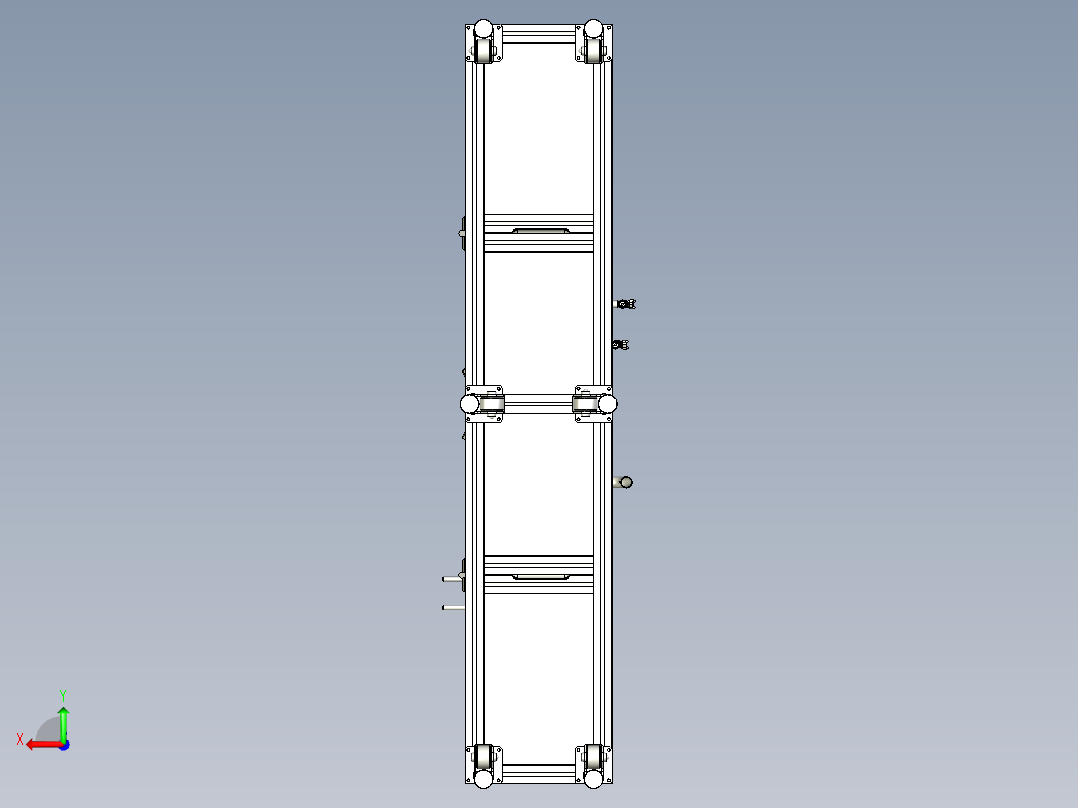 非标洗净机后视图