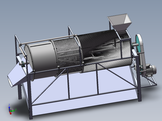 核桃去青皮机构设计【去皮机含仿真+三维SW模型+4张CAD图纸说明】