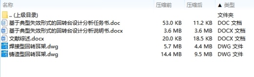 基于典型失效形式的EBZ150TY型悬臂式掘进机回转台设计分析改进含2张CAD图缩略图