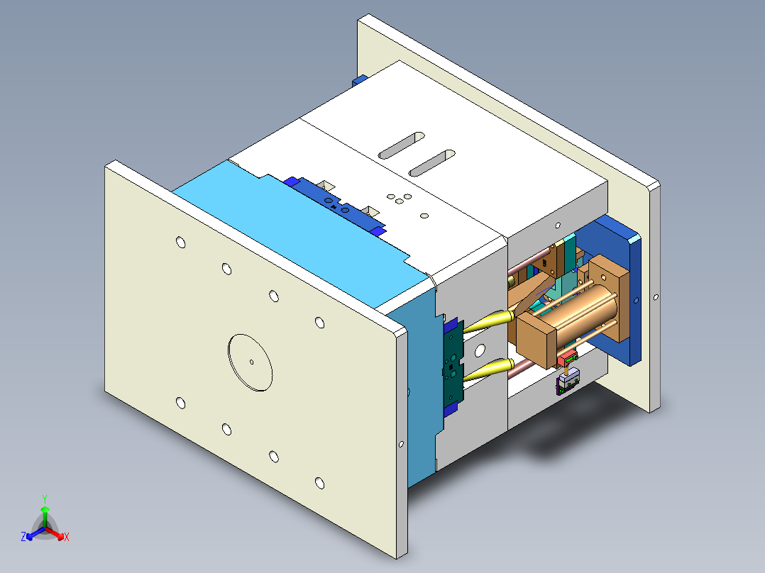 清障机润滑油箱体注射模具设计