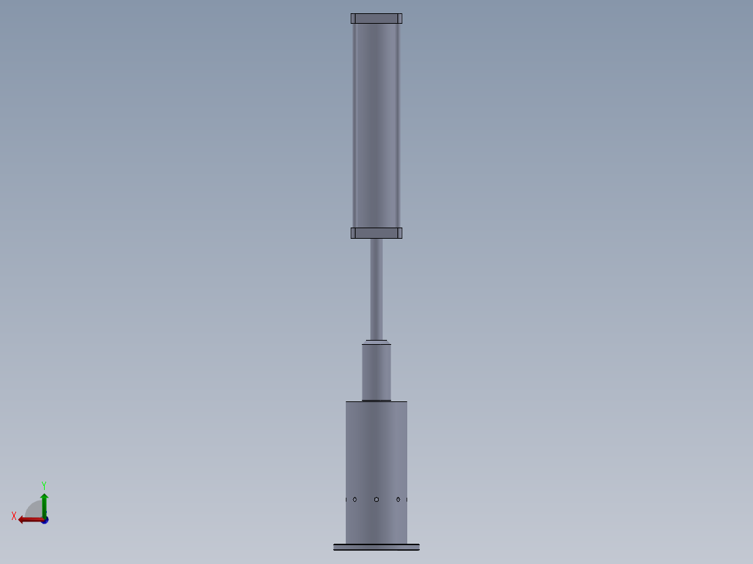 背板冲压器后视图