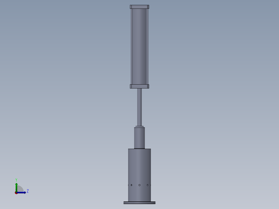 背板冲压器左视图