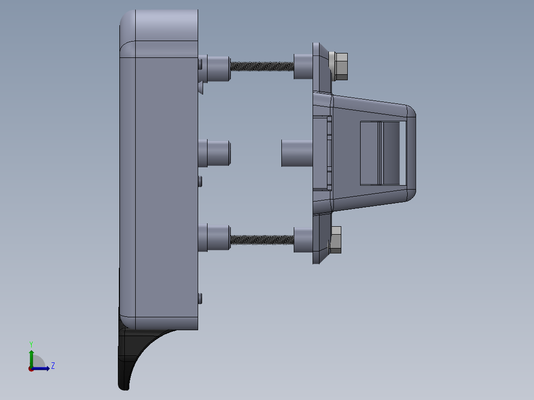 A0003843-冷藏室门锁左视图