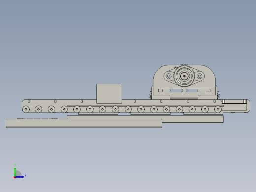 001--K移叉机改造装配体左视缩略图