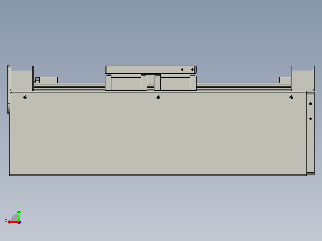 HE镜向T1-直线升降模组S400HR后视图