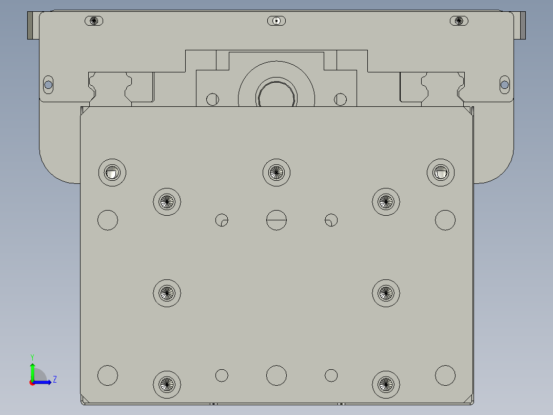HE镜向T1-直线升降模组S400HR左视图