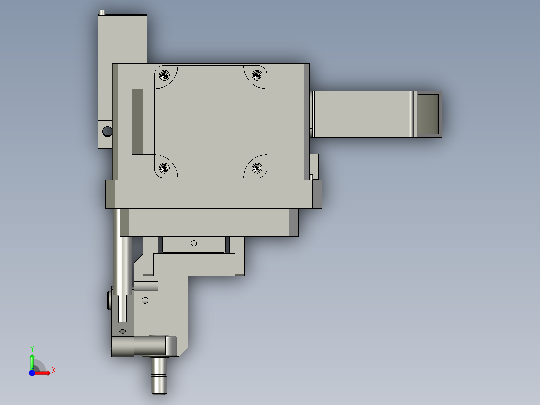 YWP200K4-02-05-00拔针组件前视图