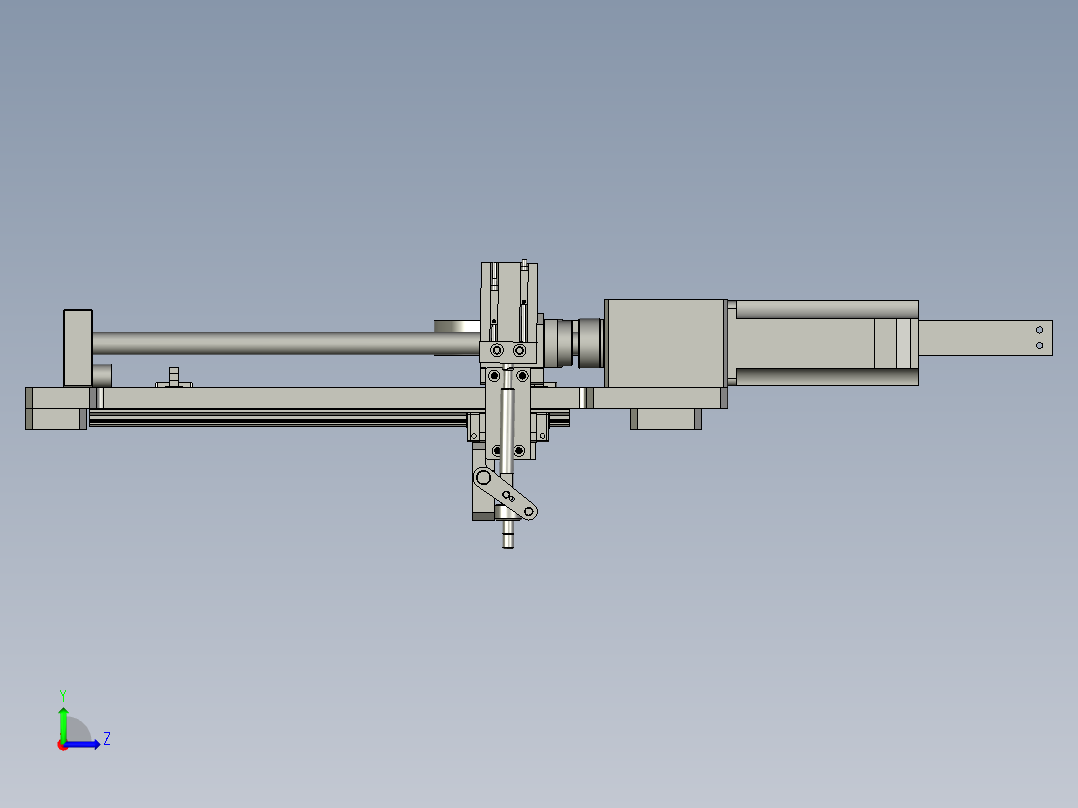 YWP200K4-02-05-00拔针组件左视图