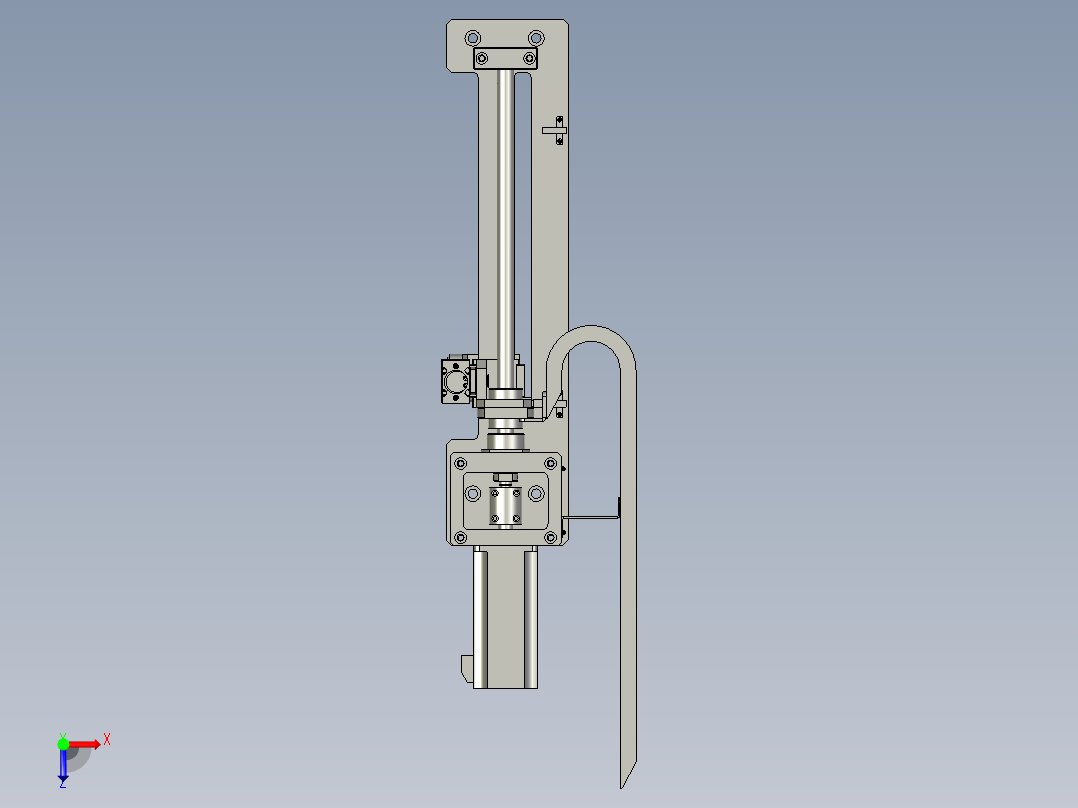 YWP200K4-02-05-00拔针组件俯视图