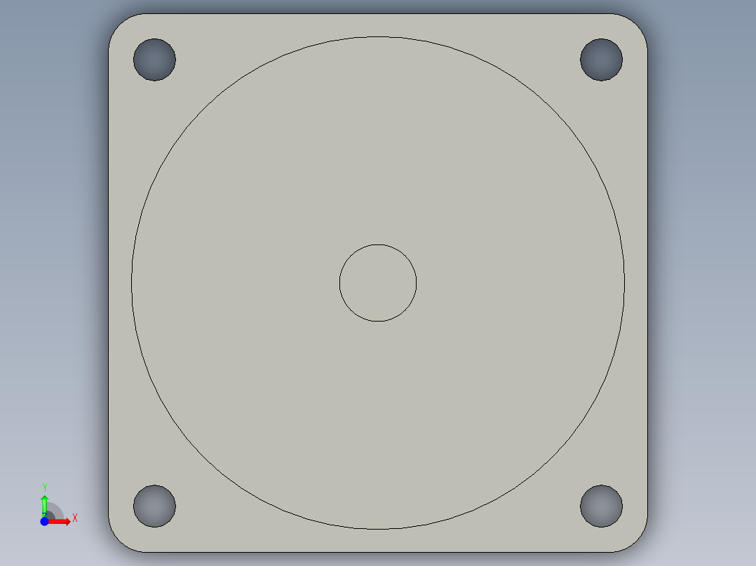 单相感应电机3IK15GN-C-10B前视图