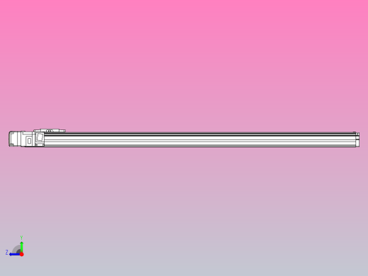 滚珠丝杠直线轴内置导轨TPA-GCR-40-1210C-L800-ML-M10-N3右视缩略图