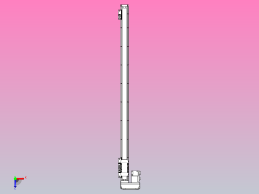 滚珠丝杠直线轴内置导轨TPA-GCR-40-1210C-L800-ML-M10-N3俯视缩略图