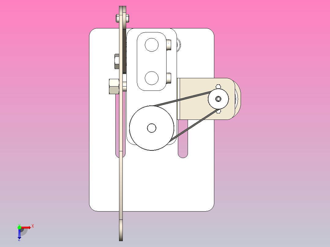 小钻头楼梯模型设计俯视图