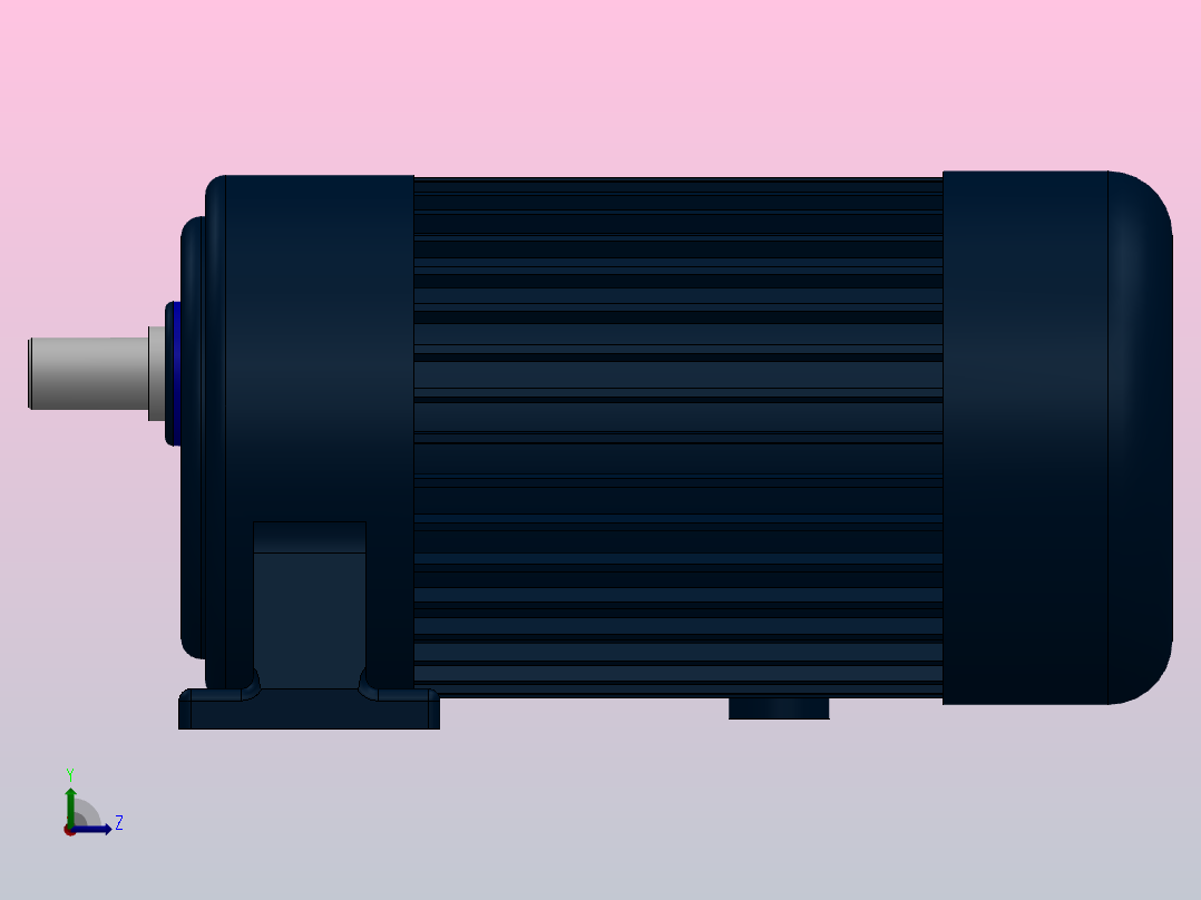 GH卧式减速马达（减速比3-200）[GH-18-200-3-C-D-G1-LT]后视图