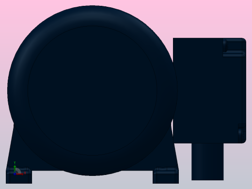 GH卧式减速马达（减速比3-200）[GH-18-200-3-C-D-G1-LT]左视缩略图