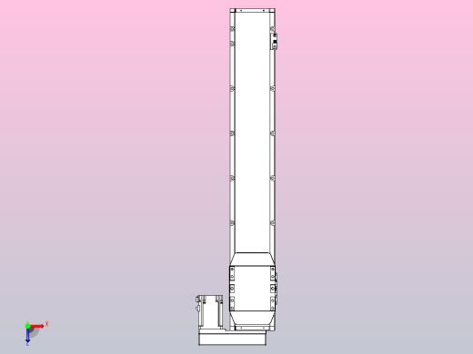 滚珠丝杠直线轴内置导轨TPA-GCR-150-2010C-L800-MR-M75-N3俯视缩略图