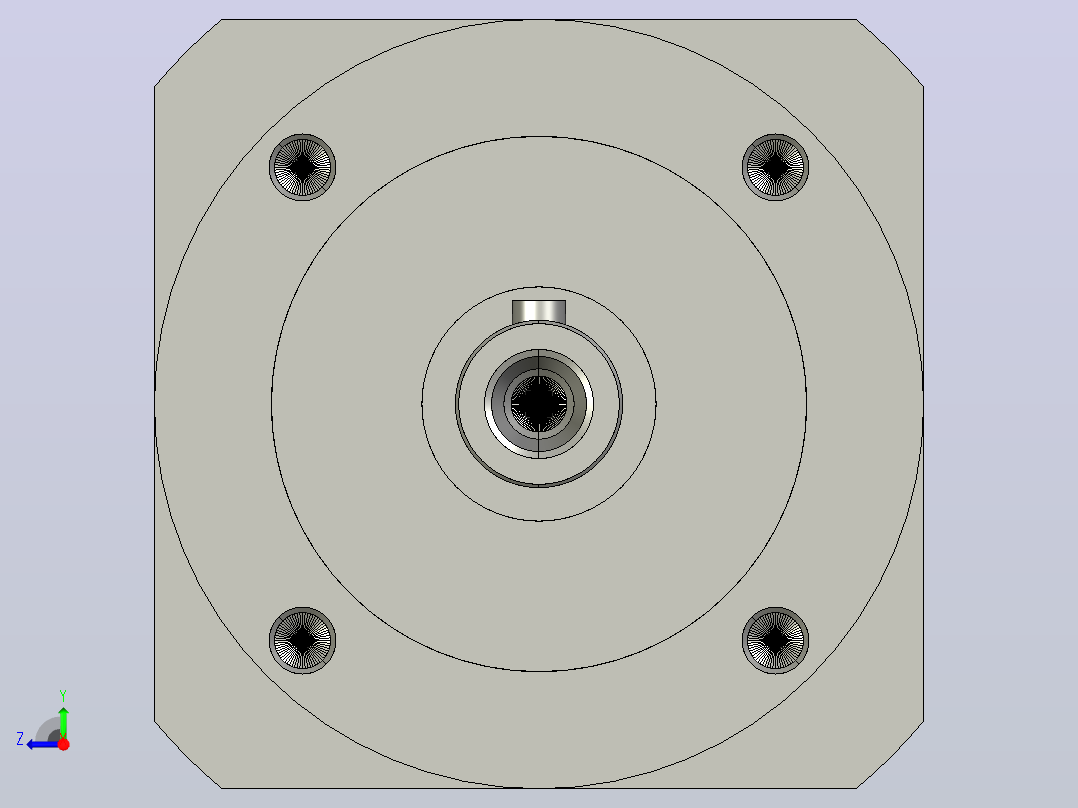 间隙减速器gearbox_gbx120016k_gbk_120_070_3_f右视图