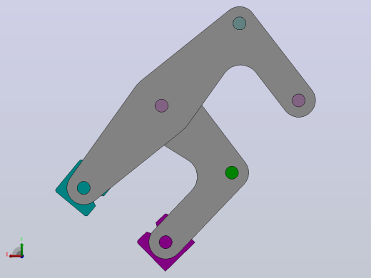 solidworks中的手爪模型后视缩略图