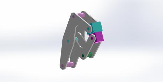 solidworks中的手爪模型缩略图