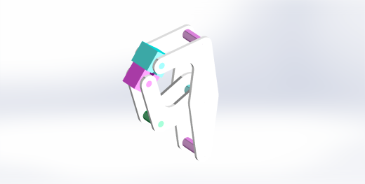 solidworks中的手爪模型缩略图