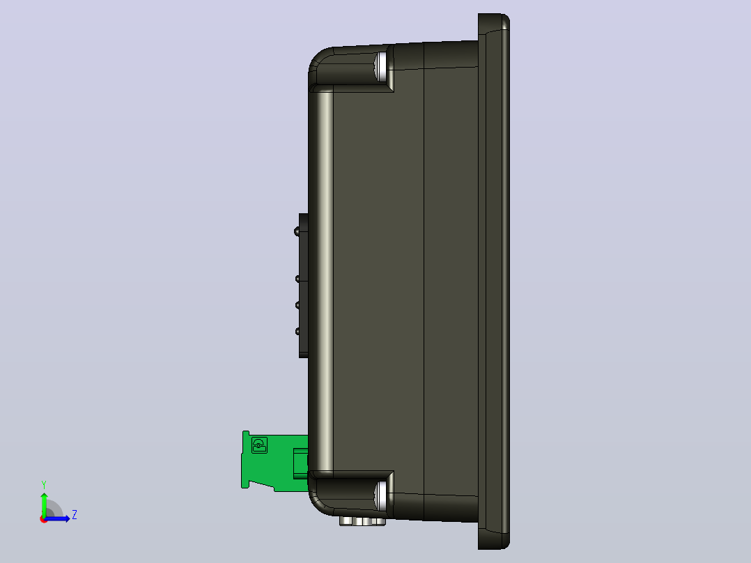 Weintek MT8050i人机界面(以太网)左视图