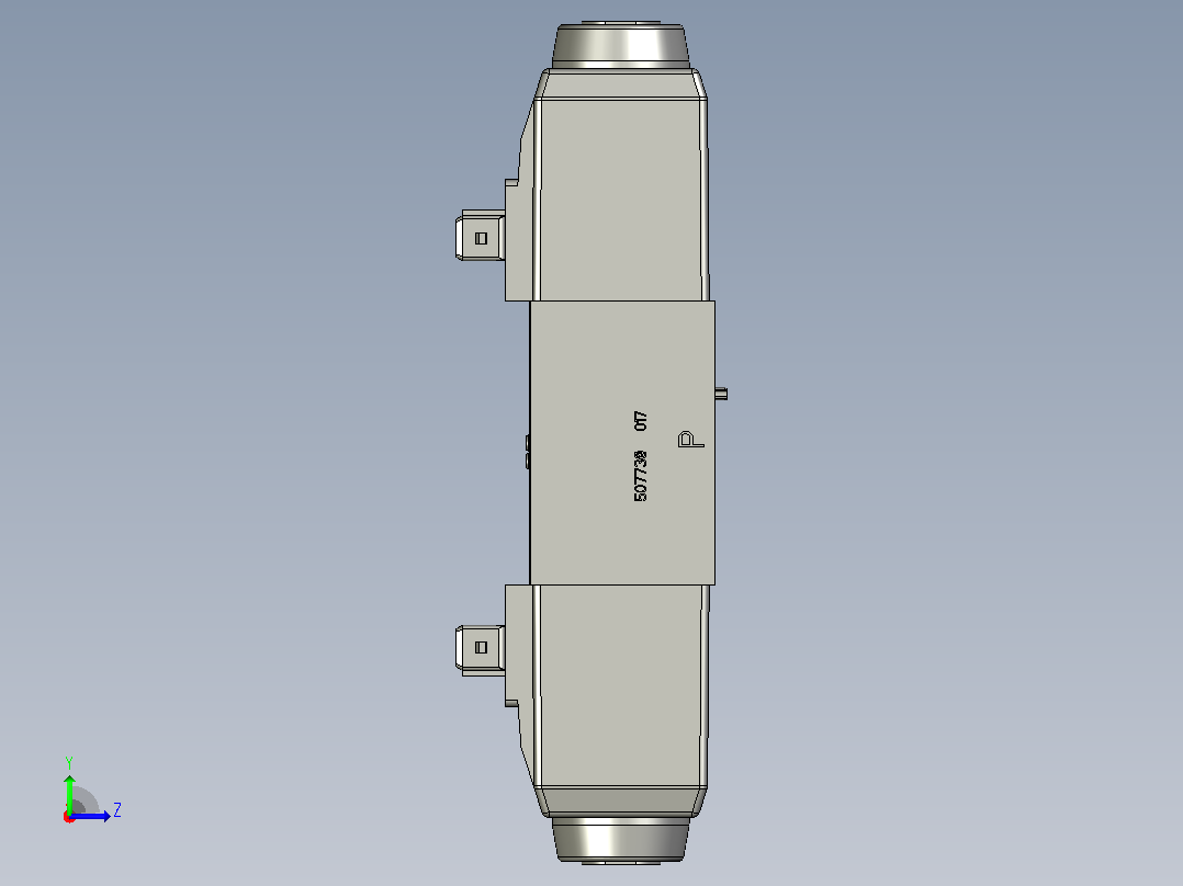 伊顿液压元件DG4V-3-C-KUP4-60-DC-ROCK左视图