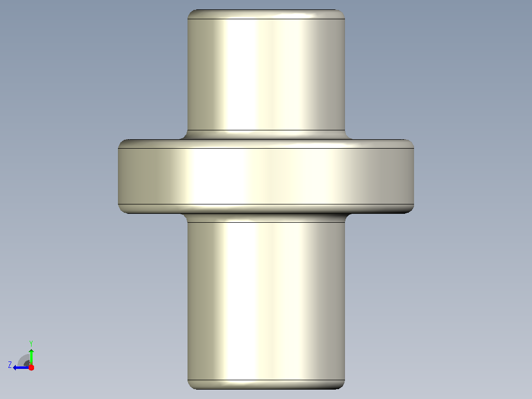 Φ42×b12-Φ40×b12联轴器右视图