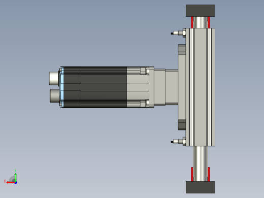 齿带驱动的最大振幅为40mm的振荡器后视缩略图