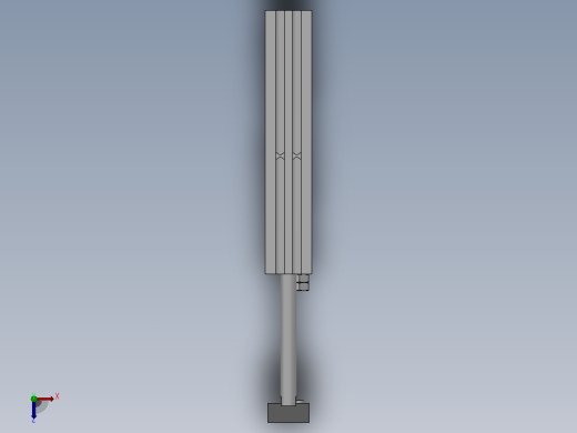 TD φ10双轴气缸[TD10×50-SD2]俯视缩略图