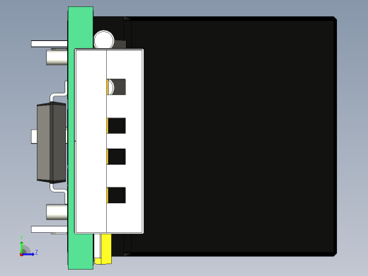 USB 继电器模块左视缩略图