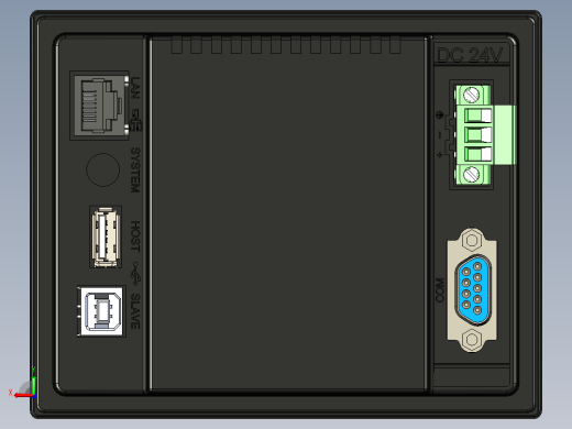 HMI DELTA -型号DOP-B03S211触摸屏后视缩略图