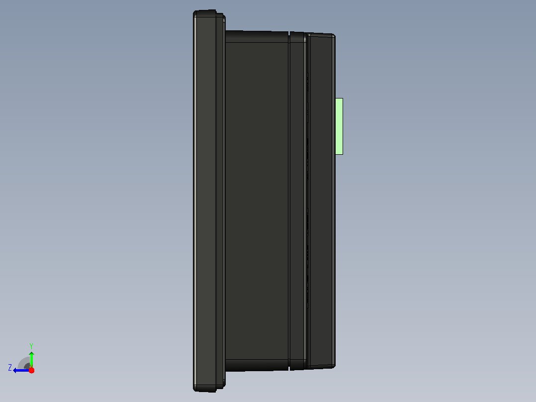 HMI DELTA -型号DOP-B03S211触摸屏右视图