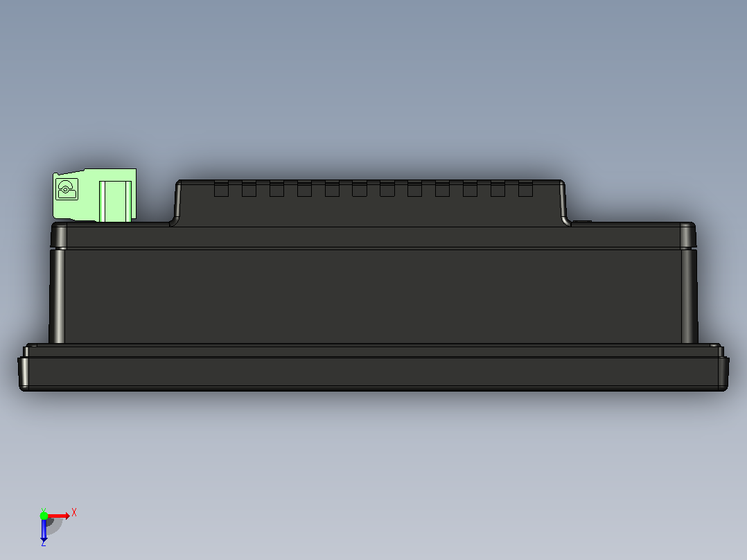 HMI DELTA -型号DOP-B03S211触摸屏俯视图