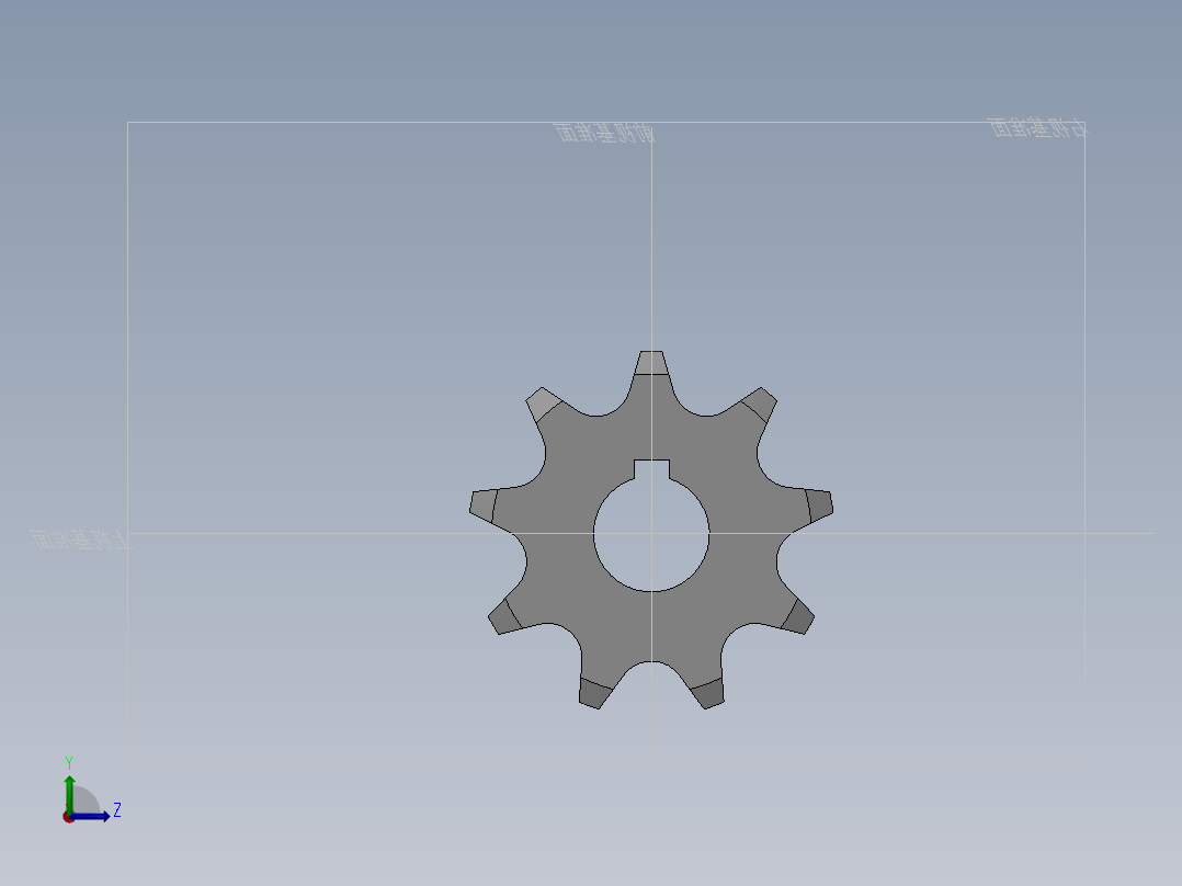 倍速轮 (2)左视图