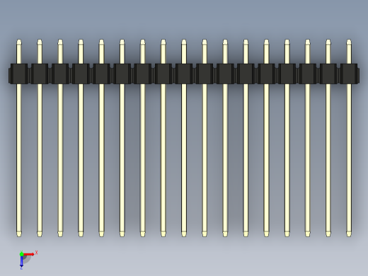 彩色公头100mil（2.54mm）系列-DS1021_black_2x17p_100mil_Type19_rev1.0俯视缩略图