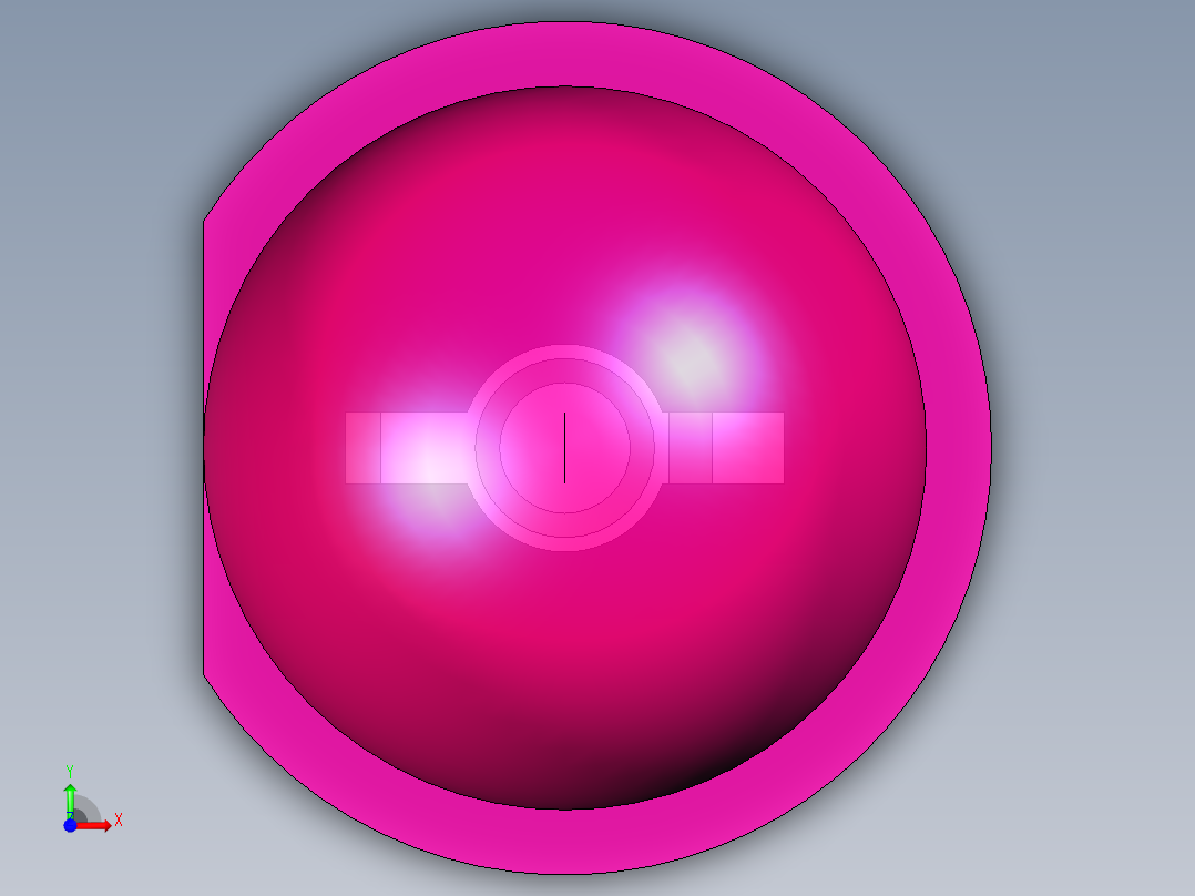 LED_Round_Rose_D5.0mm前视图