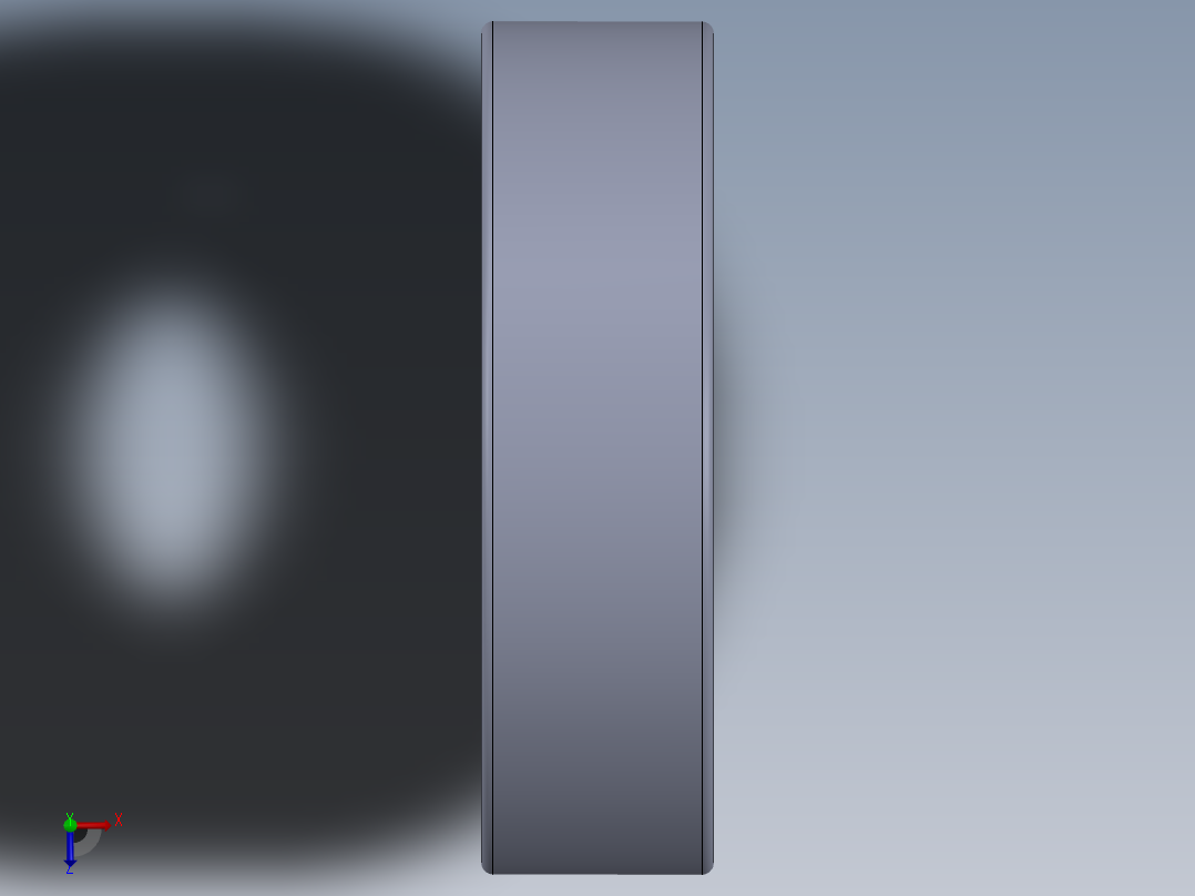 滚珠轴承-SKF BALL BEARING 61900 10x22x6俯视图