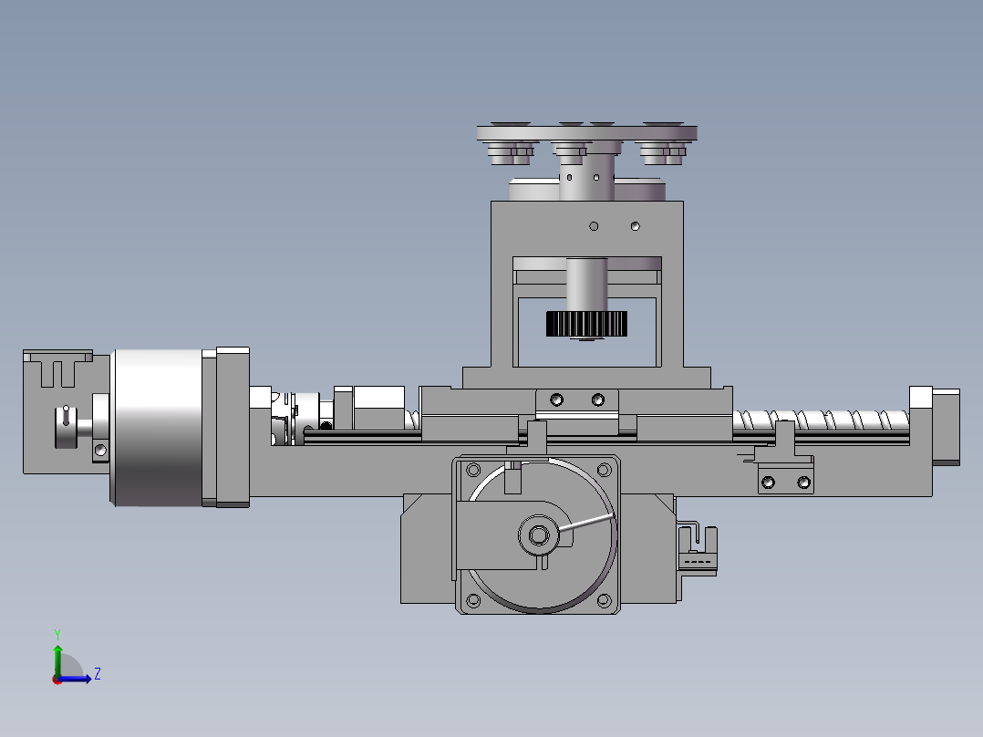 IC邦定机左视图