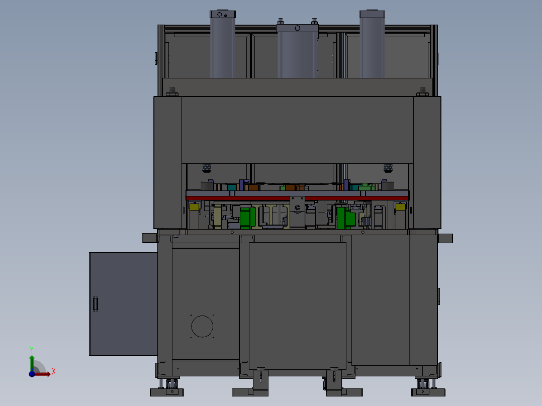 全自动铆接机前视图